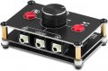 Nobsound Little Bear MC102 Mini 2(1)-IN-1(2)-OUT 3,5 мм стерео аудио превключвател селектор сплитер, снимка 1