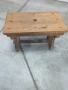 Старо дървено столче , снимка 3