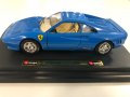 BBURAGO метална колекционерска количка FERRAR GTO 1989 1:24 нова, снимка 2