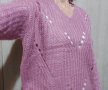 Плетена блуза, снимка 1 - Блузи с дълъг ръкав и пуловери - 39795505