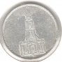 Germany-5 Reichsmark-1934 D-KM# 82-Potsdam Garrison Church-Silver, снимка 2