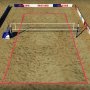 Ленти – линии за очертаване на игрище за плажен волейбол нови. Комплектът включва 2 ленти по 16 м и 