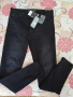 Дамски дънки черни нови с етикет, снимка 1 - Дънки - 44639765
