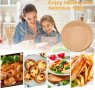 50 бр. Незалепващи хартиени подложки за Air Fryer, снимка 2