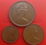Монети Англия-3 броя, снимка 1