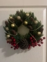 Коледен венец, изработен на ръка 🎄✨, снимка 3