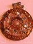 Красив медальон с кристали ADAYA емайл АРТ БИЖУ 18857, снимка 1
