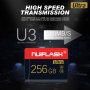 256 GB Nuiflash Ultra memory card Micro SDHC Class 10 U3 , снимка 3