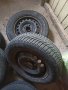 5 Зимни гуми с джанти 14 цола 185/65, снимка 1 - Гуми и джанти - 43823012