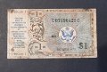 САЩ . 1 долар. Рядка банкнота.1948 година. Серия "472".