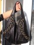 черна чанта Michael Kors естествена кожа, снимка 1 - Чанти - 38165342