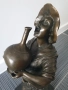 40см-6кг Barbella статуетка/стара италианска бронзова скулптура/фигура на момче пиещо от стомна, снимка 6