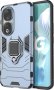 Калъф за телефон Honor 90 от военен клас със стойка, син, снимка 1