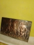 Красива Стара Медна Декоративна Картина , Медно Пано , снимка 5