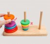  Ханойска кула - логическа игра за малки и големи; подарък за дете, момче момиче, снимка 4