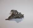Рогът на изобилието - италианска винтидж миниатюра сребро 800, снимка 1