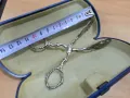 сребърна щипка за сервиране , снимка 3