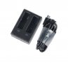 Зарядно устройство SJCAM за батерии SJ6 Legend, За 2 батерии, USB кабел, снимка 1 - Батерии, зарядни - 27855482