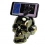 Bluetooth колонка със стойка за телефон череп Skull KMS, снимка 4