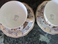 Колекционерски японски чашки чай ,маркирани костен порцелан, снимка 2