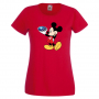 Дамска тениска Mickey Mouse Subaru .Подарък,Изненада,, снимка 8
