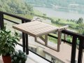 Сгъваема маса за парапети за тераса, балкон, веранда или навес, снимка 1 - Други стоки за дома - 43031381