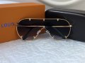 Louis Vuitton Mъжки слънчеви очила маска висок клас, снимка 9