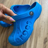 Оригинални светло сини чехли Crocs ! 33-34 н, снимка 1 - Детски сандали и чехли - 40613137