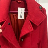 Червено палто, снимка 13 - Палта, манта - 43500914