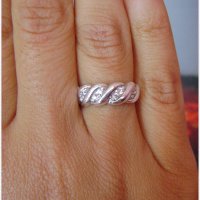 Красив сребърен пръстен - модел R032, снимка 5 - Пръстени - 37867698