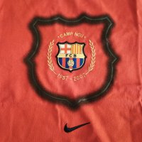 nike  barcelona  camp nou тениска с къс ръкав червена оригинална, снимка 7 - Тениски - 35225756