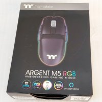 Thermaltake ARGENT M5 RGB гейминг мишка, черен ЧИСТО НОВА запечатана, снимка 5 - Клавиатури и мишки - 40771163