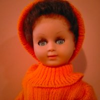 Колекционерска кукла GeGe France Vintage ретро 37 см, снимка 1 - Колекции - 44116488