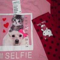 Нова блузка H&M и клин Hello kitty (9-10 г), снимка 1 - Детски Блузи и туники - 26746035