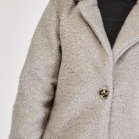 НАЛИЧНИ Сиво преходно палто сако с кашмир внос от Англия  М размер, снимка 2 - Палта, манта - 26755446