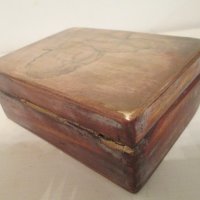 стара дървена кутийка с ангелче, снимка 4 - Декорация за дома - 37125120