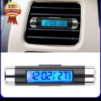 Дигитален LSD термометър часовник за автомобил кола, снимка 1 - Аксесоари и консумативи - 26490269