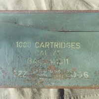 Американско сандъче за патрони (кутия за патрони), снимка 2 - Антикварни и старинни предмети - 27496829