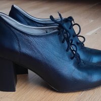 Daris черни обувки от естествена кожа, снимка 1 - Дамски обувки на ток - 42945045