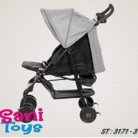 Лятна детска количка ZIZITO Adel, сива, снимка 4 - Детски колички - 38205621