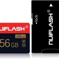 256 GB Nuiflash Ultra memory card Micro SDHC Class 10 U3 , снимка 1 - Карти памет - 40473780