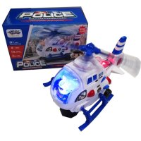 Полицейски хеликоптер, светлини и звуци , снимка 1 - Влакчета, самолети, хеликоптери - 43713346