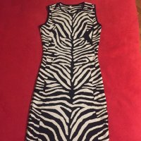 Дамска рокля зебра, снимка 1 - Рокли - 27162911