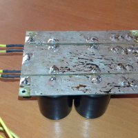 Токоизправителен блок с кондензатори, двуполярно захранване до 40V, за транзисторен усилвател, снимка 8 - Друга електроника - 43790320