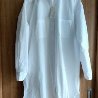 NLY TREND - овърсайз бяла риза/рокля, снимка 1 - Рокли - 40535781