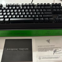 Геймърска механична клавиатура Razer BlackWidow V3 Tenkeyless, Chroma RGB, Green Switch, Черна , снимка 6 - Клавиатури и мишки - 44102919