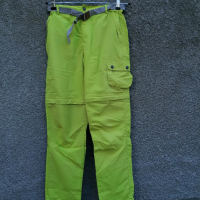 Продавам нови дамски летни бързосъхнещи панталони с откачане на крачолите с коланче цвят електрик , снимка 1 - Панталони - 36454535
