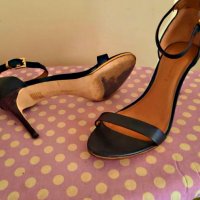 Токчета естествена кожа Musete и Banana Republic, размер 38, снимка 4 - Дамски обувки на ток - 36983367