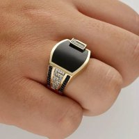 Позлатен пръстен / 20, снимка 4 - Пръстени - 40410868