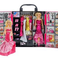 Кукли манекени с гардероб от дрехи и обувки, снимка 1 - Кукли - 43293574